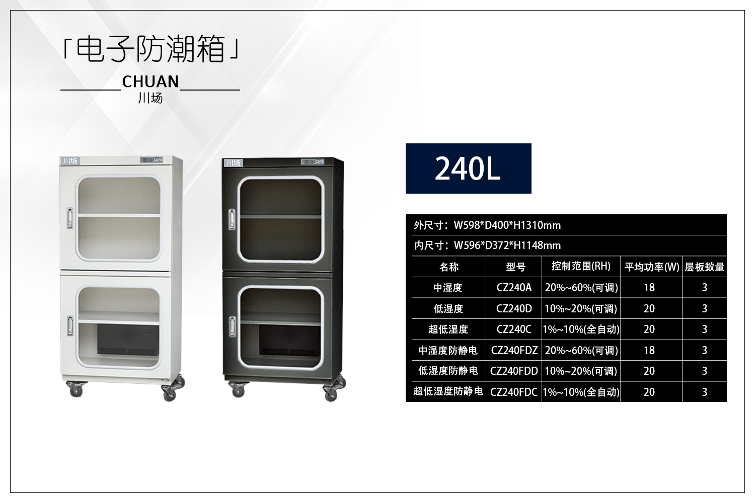240L电子防潮箱